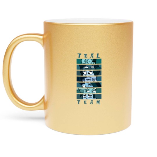 Discover Adventure Camp - Teal Team Metallic Mugs