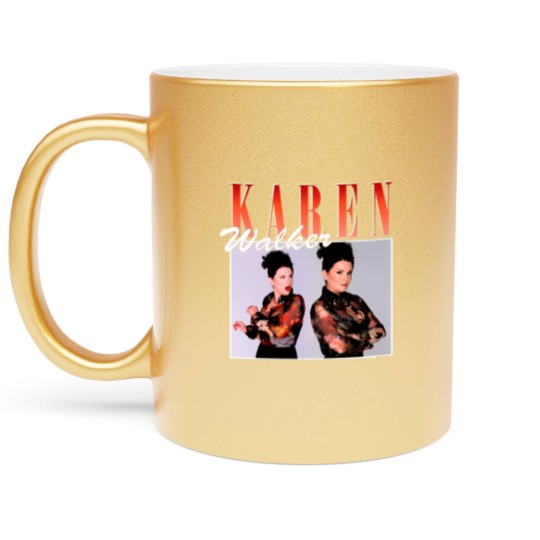 Discover Karen Walker Short Sleeve Famous Metallic Mugs Men and Women Metallic Mugs