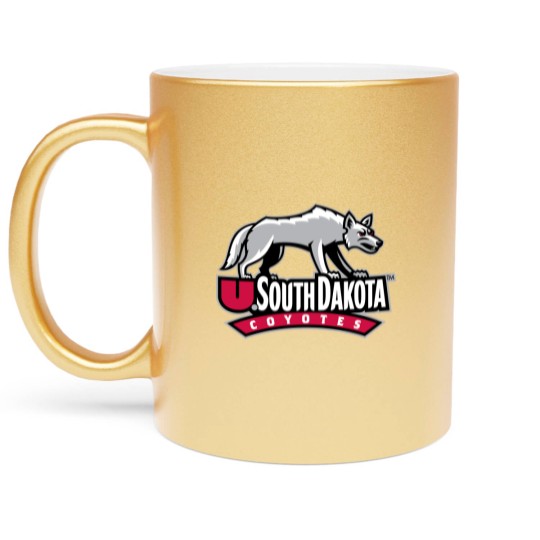 Discover South Dakota Coyotes SDC Athletic Metallic Mugs