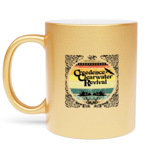 Discover Ccr Creedence Clearwater Revival Metallic Mugs
