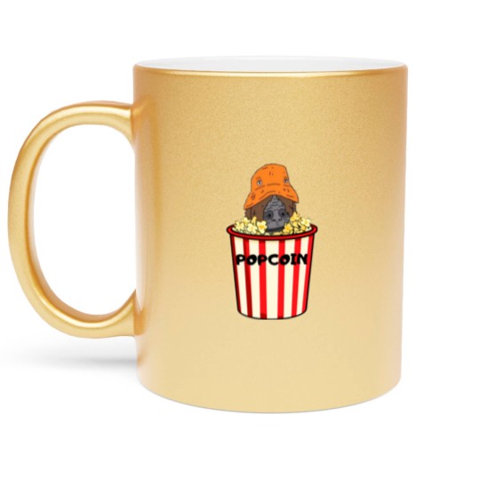 Discover Sassy Popcoin Bucket Active Metallic Mugs