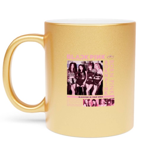 Discover Blackpink Metallic Mugs, Black Pink Metallic Mugs For Fan, Blackpink Kpop Metallic Mugs