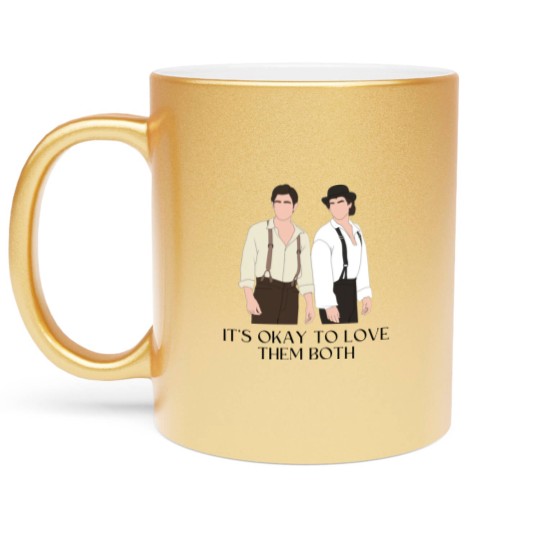 Discover It's okay to love them both - The vampire diaries Metallic Mugs | Salvatore Brothers The vampire diaries
