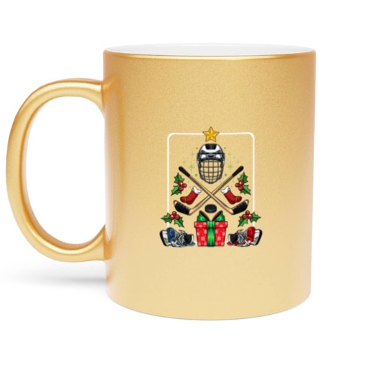 Discover ice hockey Metallic Mugs