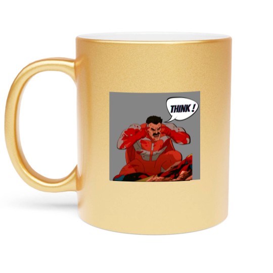 Discover Think Mark  Omni man Metallic Mugs