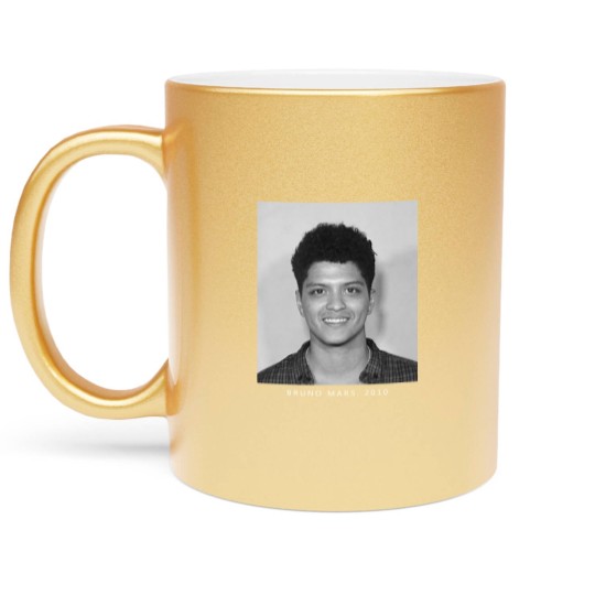 Discover Bruno Mars Mugshot Metallic Mugs