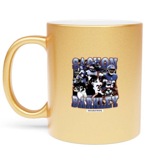 Discover Sterling Shepard Saquon Barkley Metallic Mugs, Saquon Barkley Dreams Metallic Mugs
