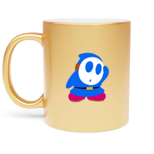 Discover Blue Shy Guy Metallic Mugs