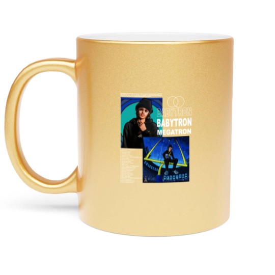 Discover Vintage Bootleg Inspired Babytron - Megatron, Graphic Unisex Album Metallic Mugs