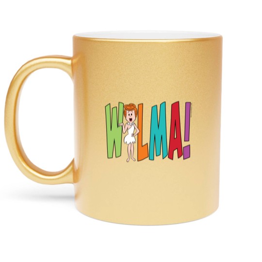 Discover The Flintstones | WILMA! Metallic Mugs
