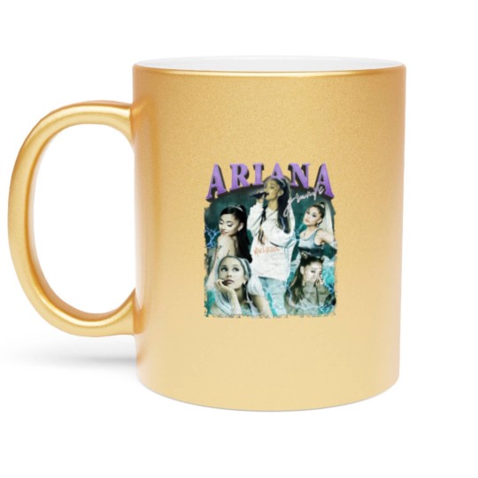 Discover Limited Ariana Vintage Metallic Mugs, Gift For Women and Man Unisex Metallic Mugs