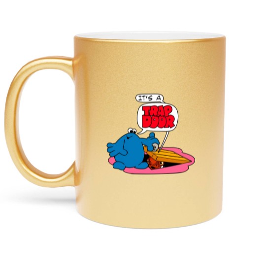 Discover It's A Trap Door - Trap Door - Metallic Mugs