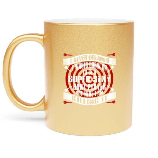 Discover Super Sexy dart player 2 Metallic Mugs