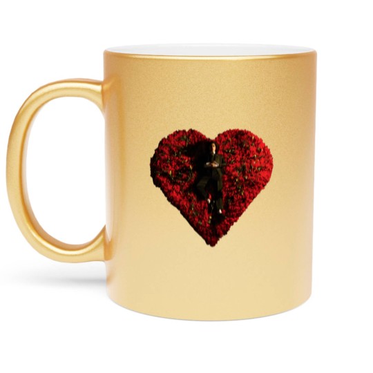 Discover Conan Gray Graphic Vintage Metallic Mugs, Conan Gray with Roses Heart Aesthetic 90's Metallic Mugs