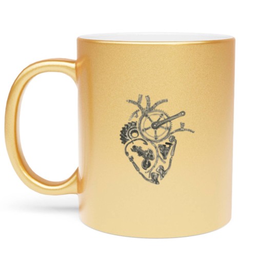 Discover Anatomical Cycling Heart | Essential Metallic Mugs