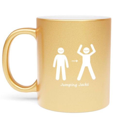 Discover Jumping jacks Metallic Mugs