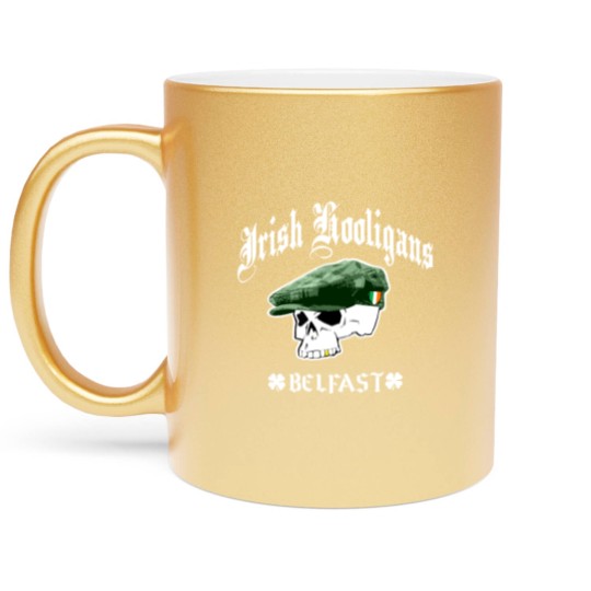 Discover Irish Hooligans Belfast Metallic Mugs
