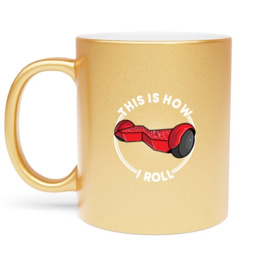 Discover Hoverboard Boys Gift, Hover Board Themed Metallic Mugs