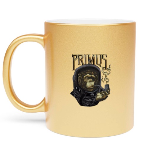 Discover Primus Monkey Metal Rock Band Vox Vintage Metallic Mugs