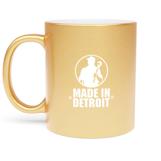 Discover Made In Detroit Metallic Mugs