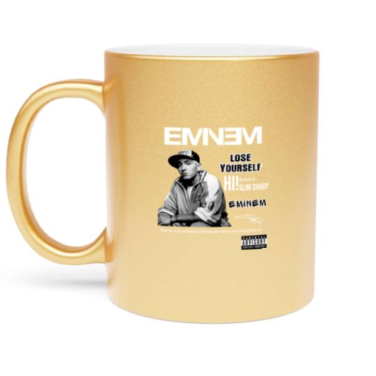 Discover EMINEM Metallic Mugs Black (unisex)
