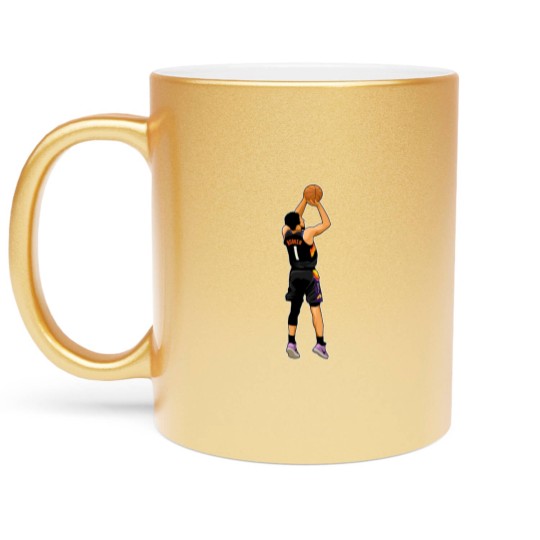 Discover Devin Booker Hit 3 Points Metallic Mugs