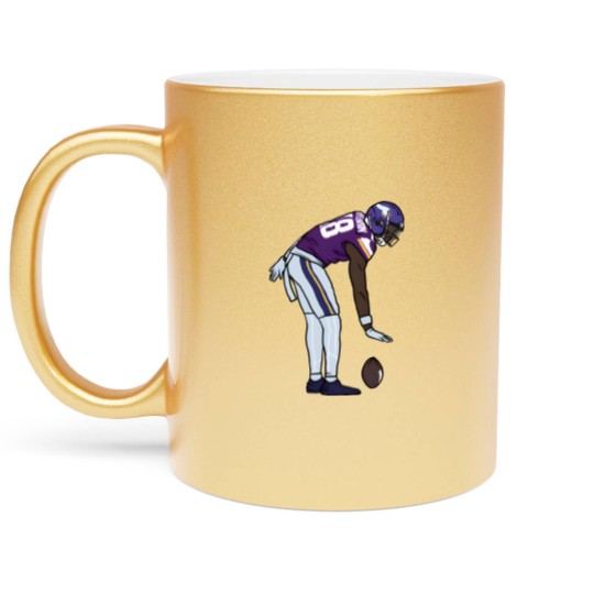 Discover Justin Jefferson Celebration - Justin Jefferson - Metallic Mugs