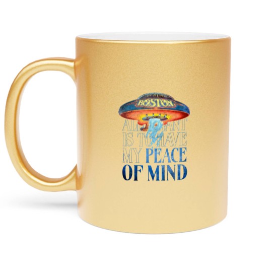 Discover Boston Unisex Metallic Mugs: Peace Of Mind