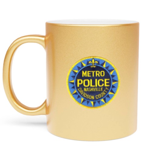 Discover Nashville Metropolitan Police | Classic Metallic Mugs