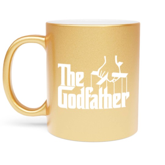 Discover The Godfather Retro Style Metallic Mugs, The Godfather Metallic Mugs
