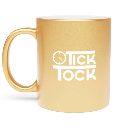 Discover Tick Tock Metallic Mugs