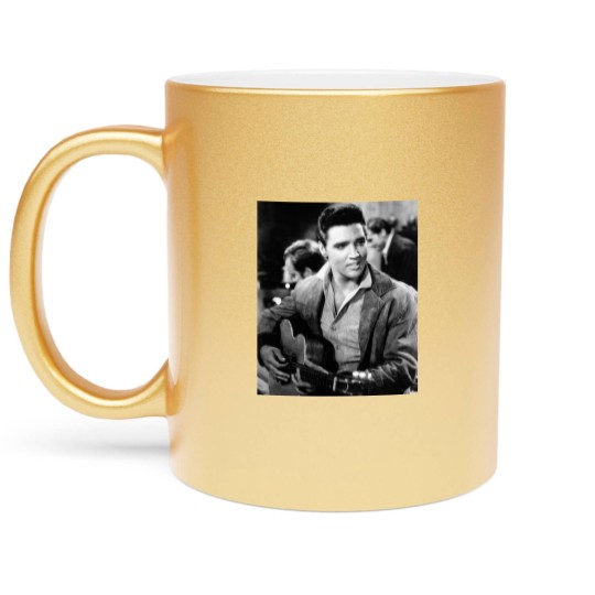 Discover Elvis Presley King of Rock and Roll Vintage Metallic Mugs