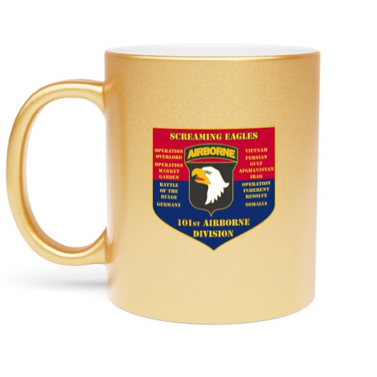 Discover 101st Airborne Division - 101st Airborne Division - Metallic Mugs
