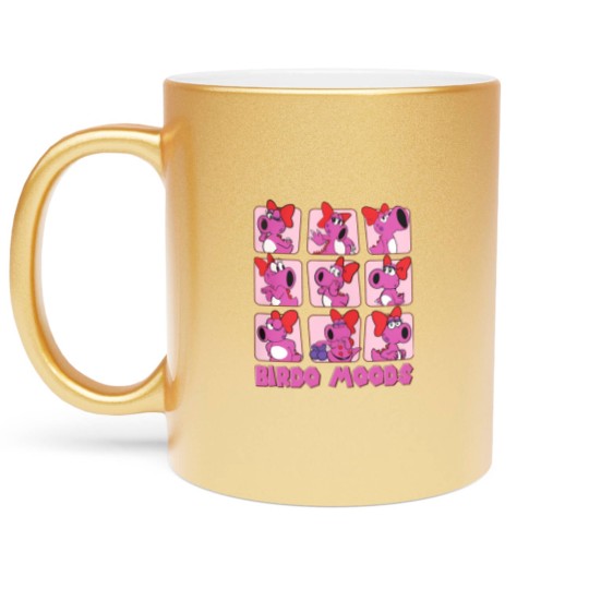 Discover Cute Birdo Moods Metallic Mugs | Super