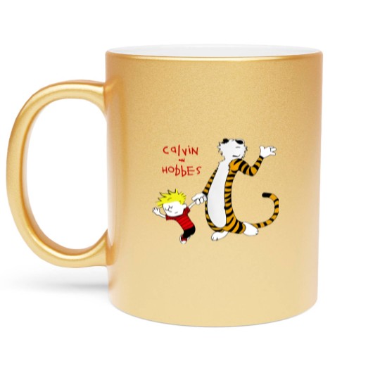 Discover Calvin and Hobbs Vintage Metallic Mugs