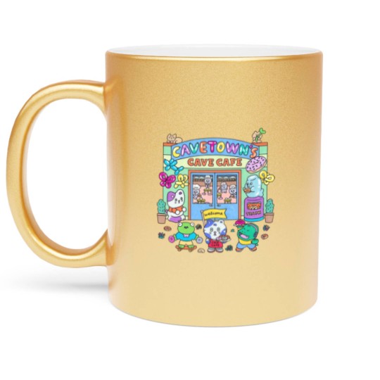 Discover Cavetown Cave Cafe Metallic Mugs, Cavetown merch, Cavetown Metallic Mugs, Lemon Boy