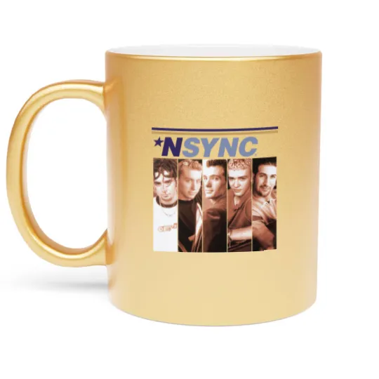 Discover Vintage NSYNC Boxes White Metallic Mugs Gift For Men Women S-3XL