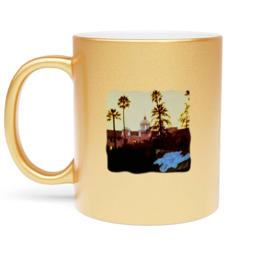 Discover Vintage The Eagles Concert Tour Metallic Mugs Hotel California