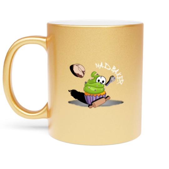 Discover Mad Baker - Kawaii Cute Cupcake Metallic Mugs