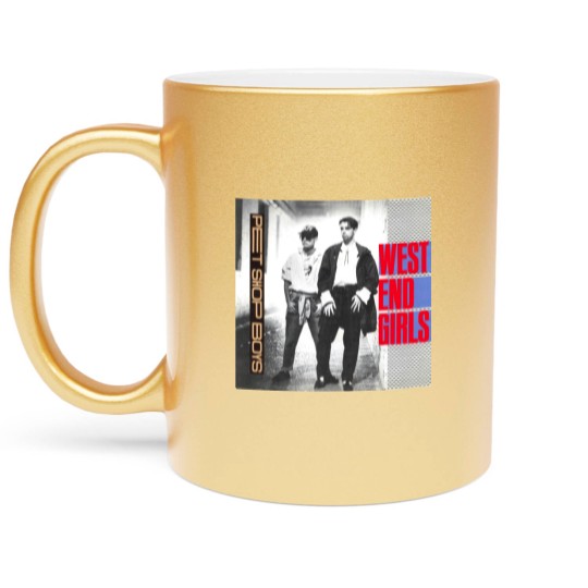 Discover Pet Shop Boys Unisex Metallic Mugs: West End Girls