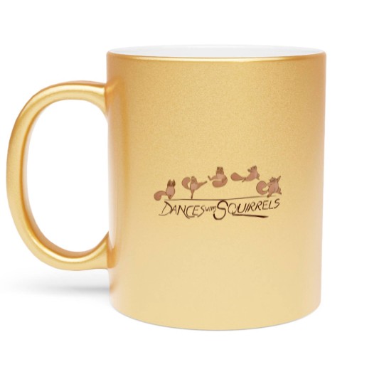 Discover Dances with Squirrels Comedy Unisex Beige Squirrel Metallic Mugs