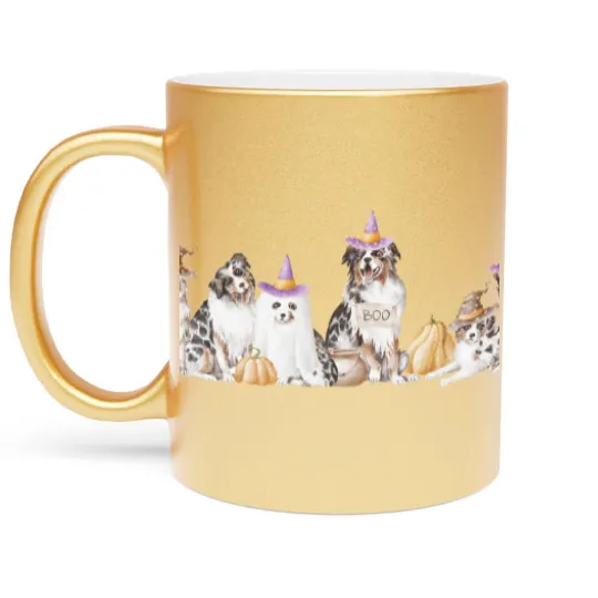 Discover Australian Shepherd Halloween  Metallic Mugs