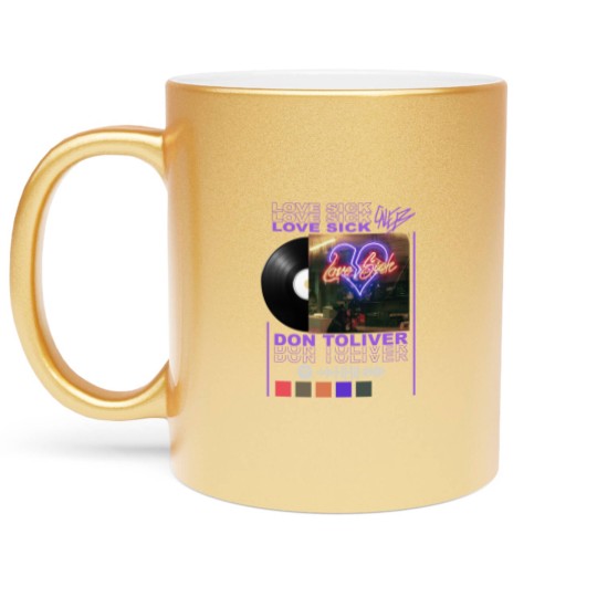 Discover Don Toliver Rap Metallic Mugs, Love Sick Album 90s Y2K Merch Vintage Hiphop