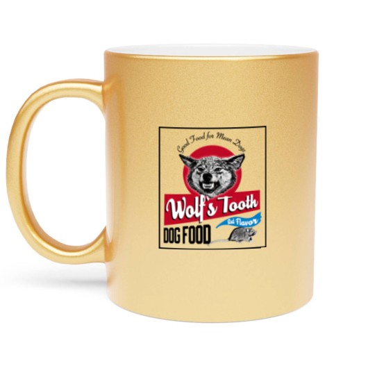Discover Wolfs Tooth Mean Dog Food Once Upon A Time In Hollywood Men's Metallic Mugs