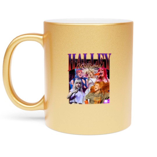 Discover Paramore Rock Band 2023 Vintage Metallic Mugs, HAYLEY Williams Homage Metallic Mugs