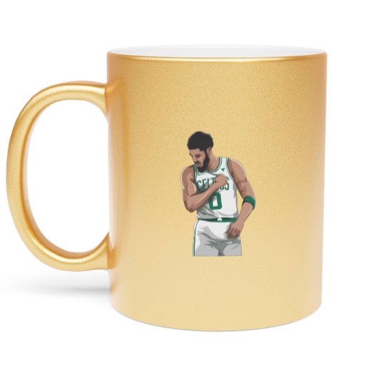 Discover Jayson Tatum Flex Metallic Mugs