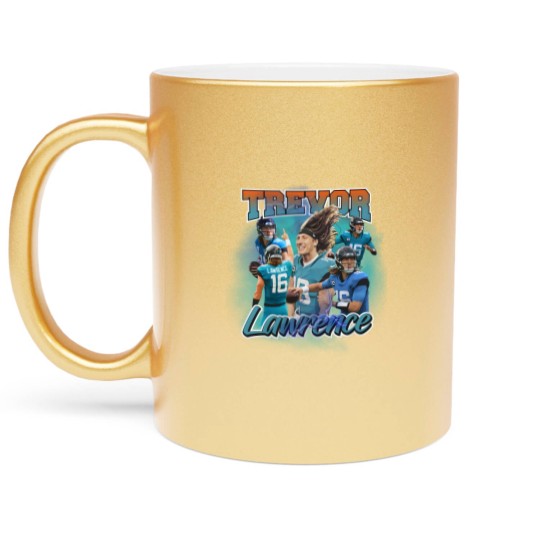 Discover Trevor Lawrence Vintage Retro Style Bootleg Metallic Mugs
