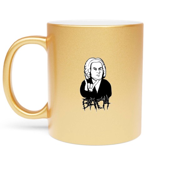 Discover Bach is Metal - Bach - Metallic Mugs