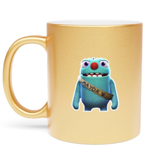 Discover Filbo Fiddlepie Bugsnax MayorCatch All The Snax In Your Trap Tri-blend Metallic Mugs