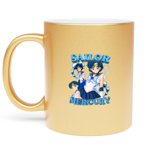 Discover Sailor Mercury Ami Mizuno Bootleg Metallic Mugs